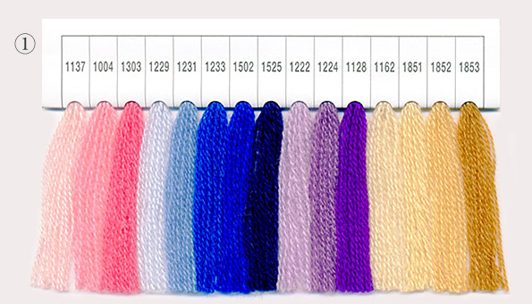 さがら刺繍用の刺繍糸の色 ベストスリー