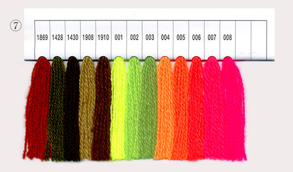 さがら刺繍用の刺繍糸の色 ベストスリー